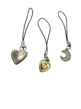 3 FOR $20 HANDCRAFTED Assorted Phone Charms Set of 3 Accessories